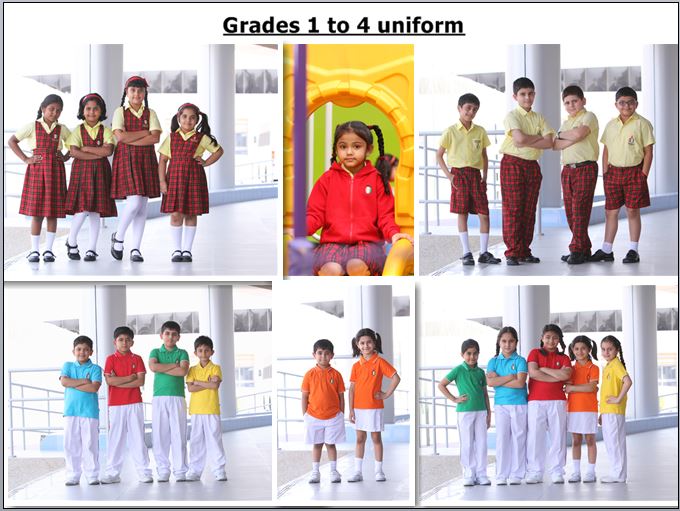 Grades 1 to 4 uniform